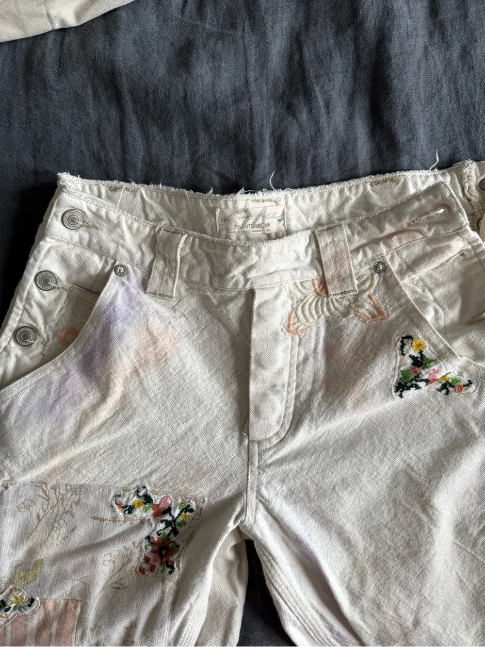 Free People patchwork jeans! - Picture 8 of 9